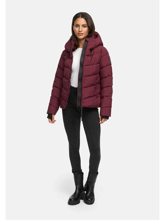 Marikoo Marikoo Kurtka zimowa Yukanii Bordowy Regular Fit