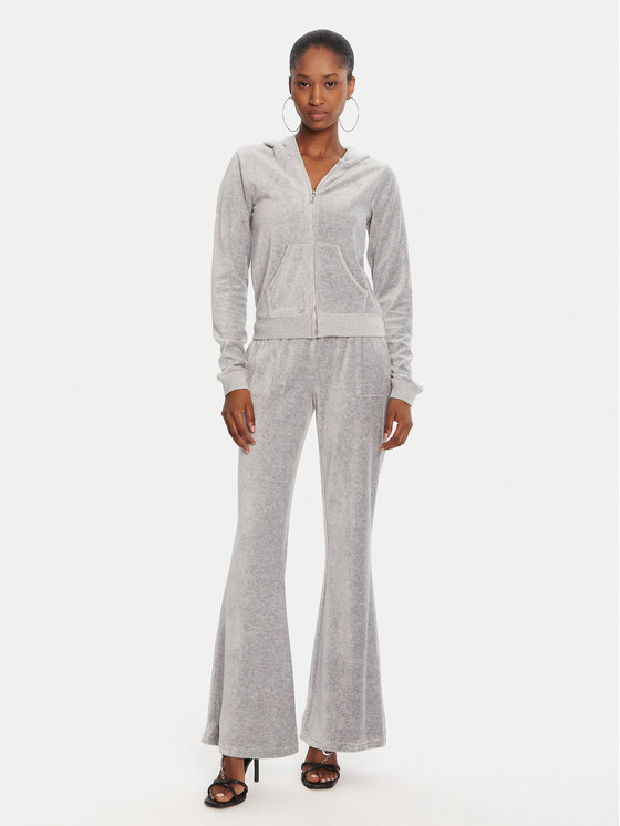 Juicy Couture Juicy Couture Donji dio trenerke Caisa JCSEBJ008 Siva Slim Fit