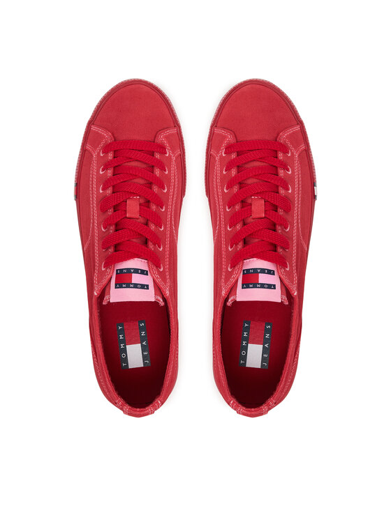 Tommy Jeans Tommy Jeans Scarpe sportive Archive Vulc. Y2K Washed Canvas EM0EM01720 Rosso