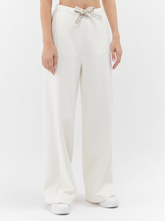 Calvin Klein Jeans Calvin Klein Jeans Pantaloni da tuta J20J221916 Écru Relaxed Fit