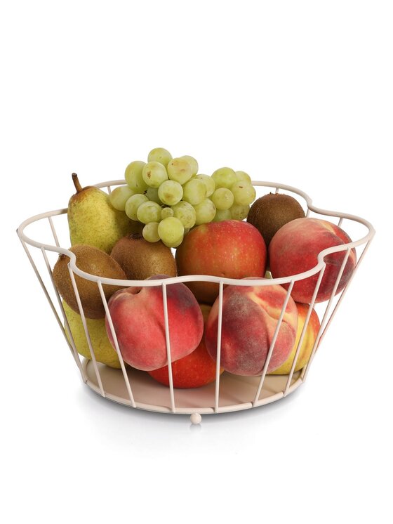 MIAhome MIAhome Kosz na owoce CESTO DI FRUTTA Beżowy