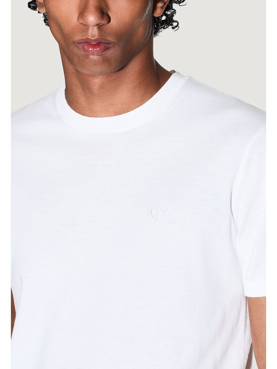 Armani Exchange Armani Exchange T-Shirt 8NZM5C ZM3JZ Biały Bermuda Fit