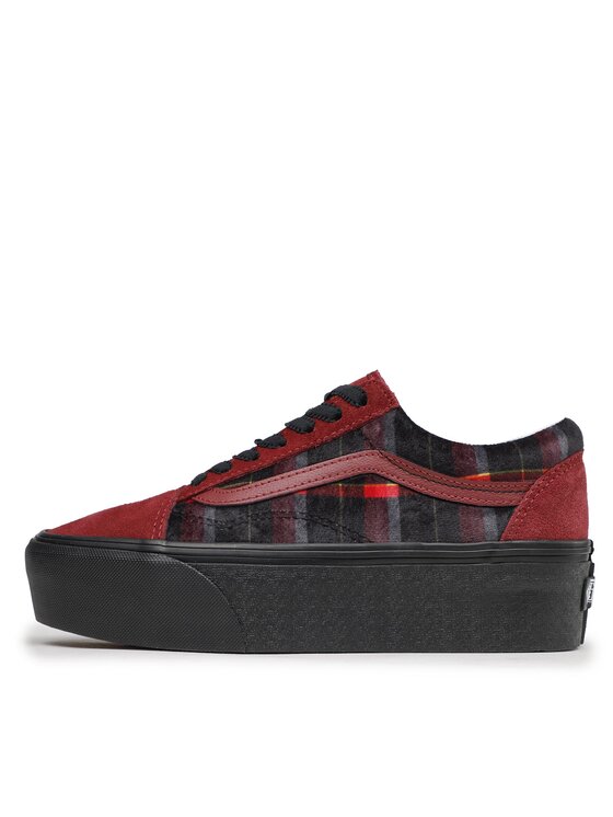 Vans top invernali bordeaux