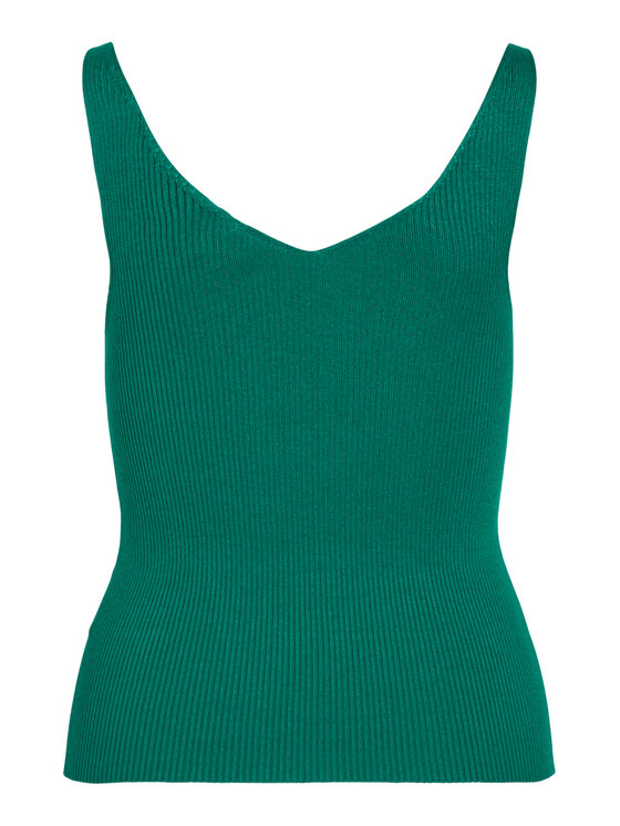 Vila Vila Top Wennie 14104135 Zielony Regular Fit