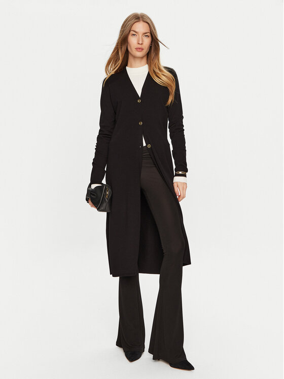 TWINSET TWINSET Kardigán 241TP3393 Fekete Regular Fit