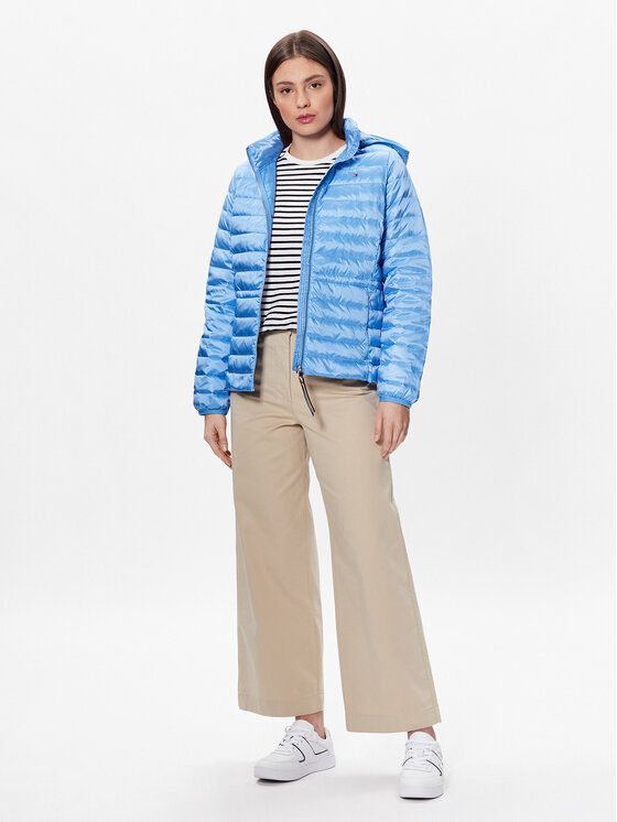 Tommy Hilfiger Tommy Hilfiger Pernata jakna WW0WW37264 Svijetloplava Regular Fit
