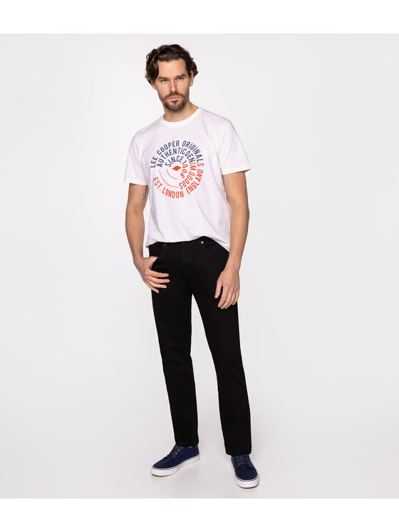 Lee Cooper Lee Cooper Jeansy LC7504 1900 Czarny Tapered Fit