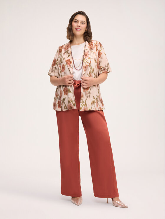 Fiorella Rubino Fiorella Rubino Giacca da abito R016T001390N0S1 Crema Regular Fit