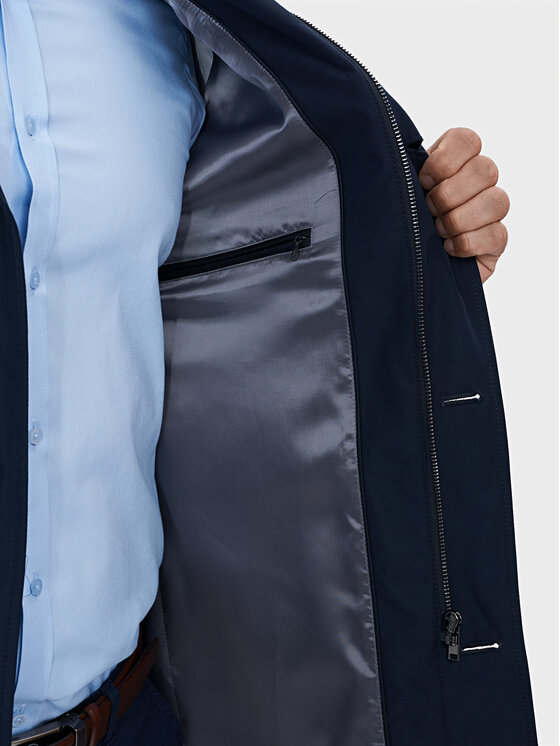 Evenemen Evenemen Płaszcz zimowy LEONE NAVY Granatowy Slim Fit