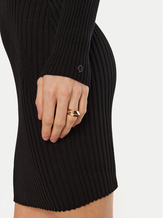 Guess Guess Strickkleid Isabella W4BK07 Z3HP2 Schwarz Slim Fit
