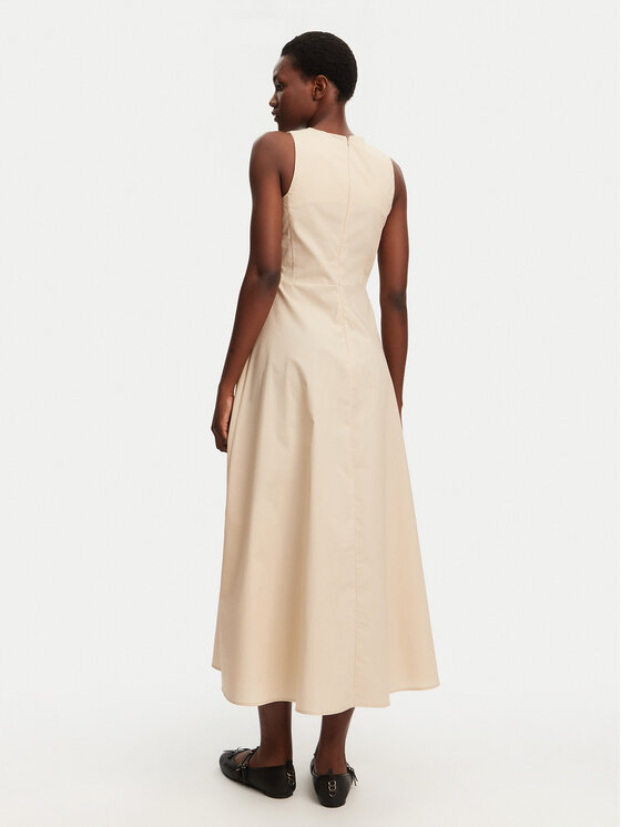 ViCOLO ViCOLO Rochie de zi TD0650 Bej Regular Fit