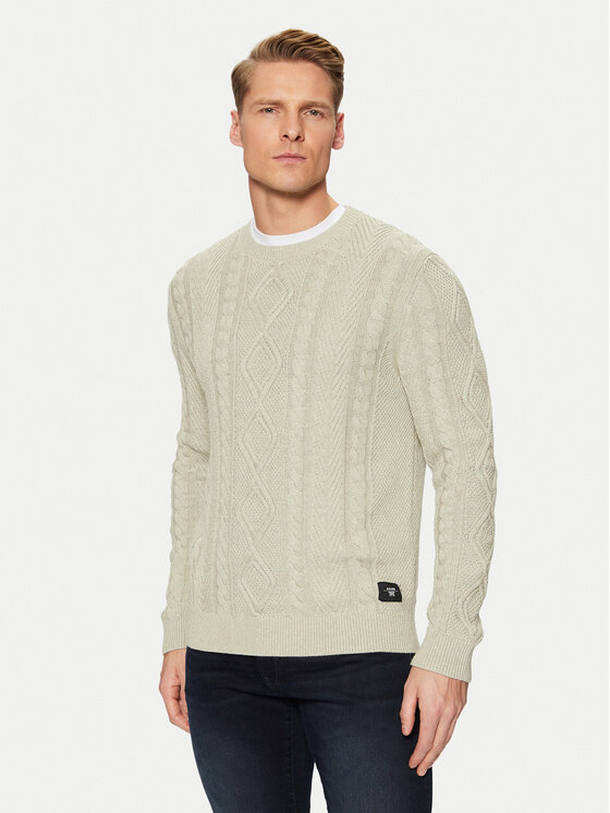 s.Oliver Maglione 2152198 Beige Regular Fit, taglia : L