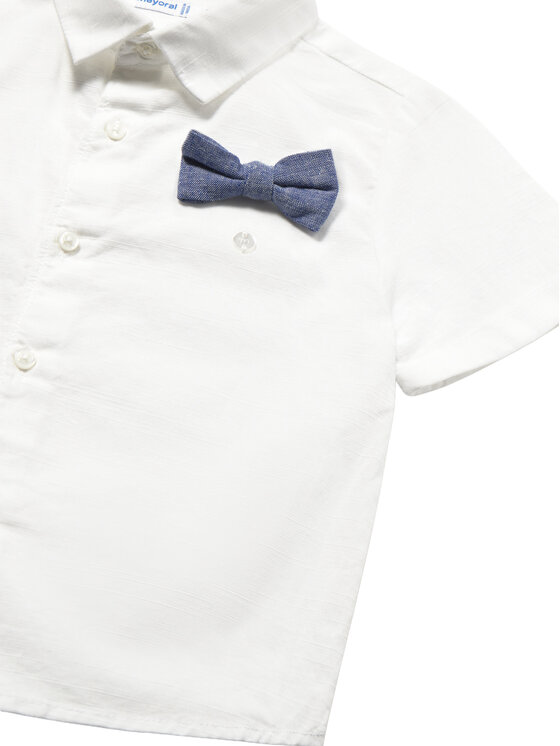 Mayoral Mayoral Σετ πουκάμισο και σορτς υφασμάτινα 1226 Γαλάζιο Regular Fit