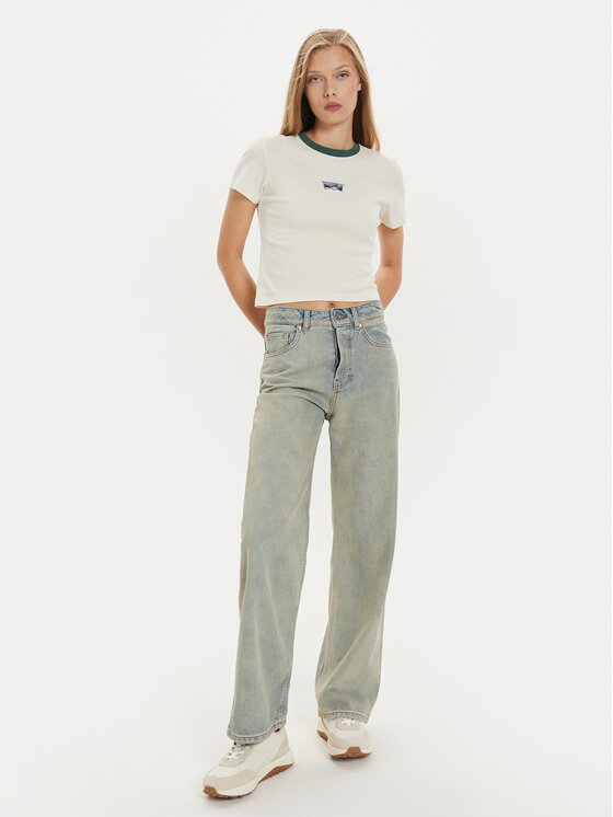 Levi's® Levi's® Marškinėliai Essential Sporty A8798-0014 Écru Slim Fit