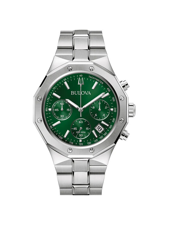 Bulova Bulova Zegarek 96B409 Srebrny