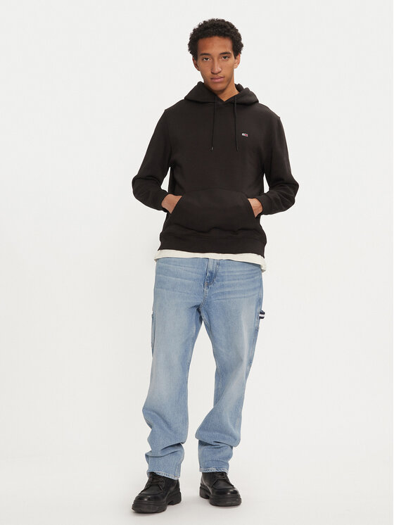 Tommy Jeans Tommy Jeans Світшот DM0DM20742 Чорний Regular Fit