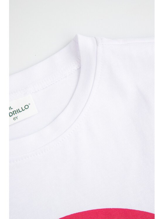 Coccodrillo Coccodrillo T-Shirt WC5143204LGD-001 Biały Regular Fit