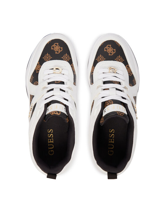 Guess Guess Sneakersy FLFHAC FAL12 Biały
