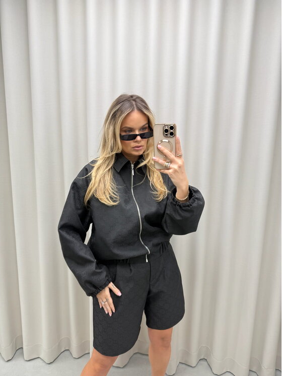 Magda Matyja Magda Matyja Kurtka damska Lexy Jacket Czarny Oversize