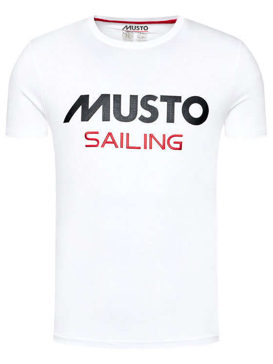 Musto Musto Tričko 82020 Biela Regular Fit