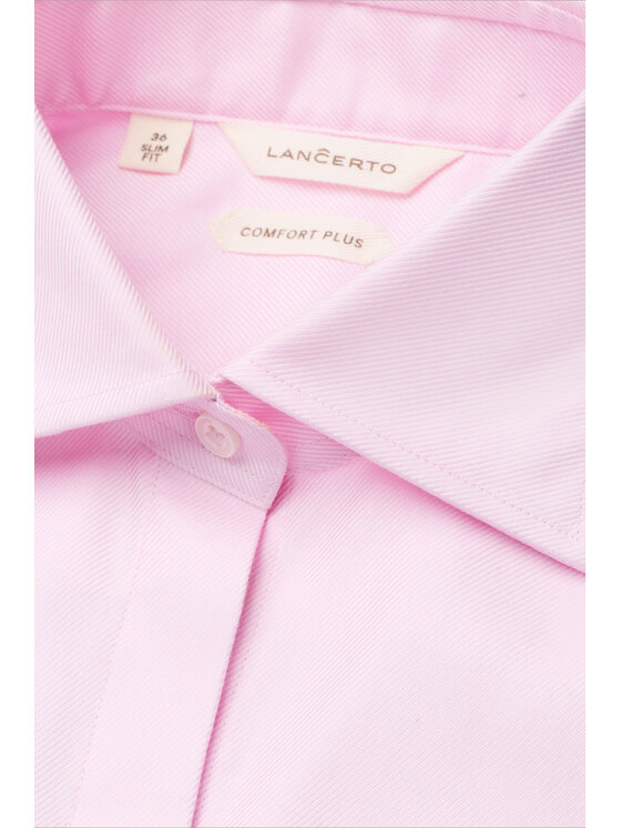 Lancerto Lancerto Koszula Asmara Slim KO073226000028 Różowy Slim Fit