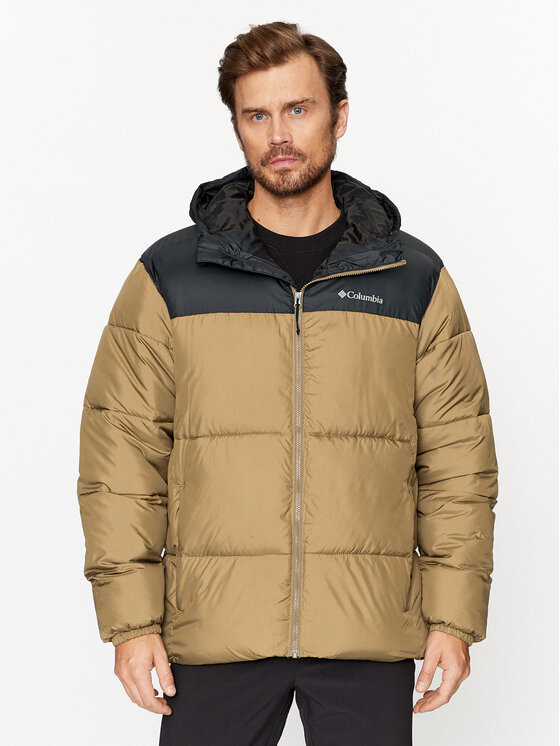 Columbia Zimné bundy Puffect Hooded Jacket Hnedá Regular Fit
