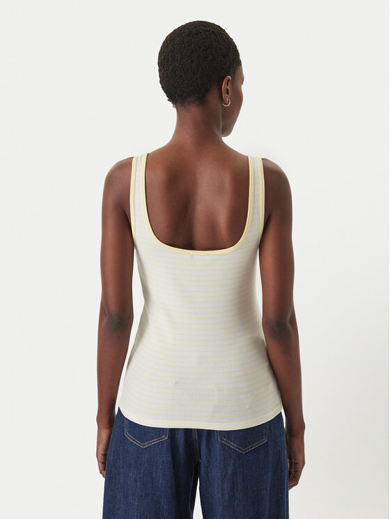 Calvin Klein Jeans Calvin Klein Jeans Top LV047F832G Żółty Slim Fit
