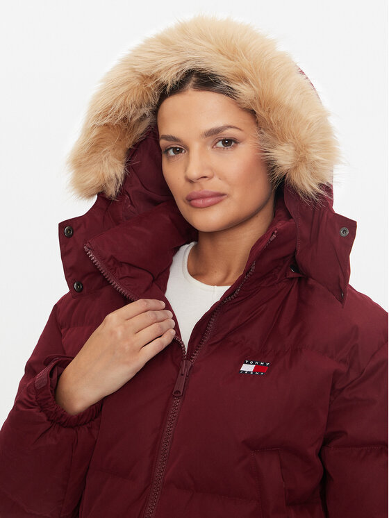 Tommy Jeans Tommy Jeans Pūkinė striukė Alaska DW0DW19687 Violetinė Regular Fit