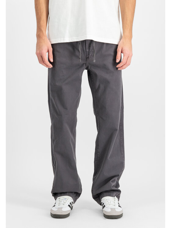Alpha Industries Alpha Industries Szorty Basic Cotton Pant Szary Straight Leg