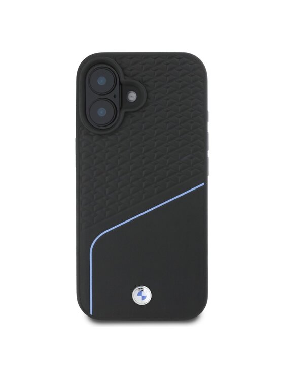 BMW Motorsport BMW Motorsport Etui na telefon Sign Leather Textured And Line Czarny