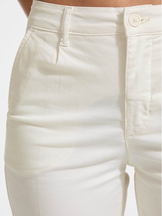 Guess Jeans Guess Jeans Spodnie materiałowe 175537 Biały Slim Fit