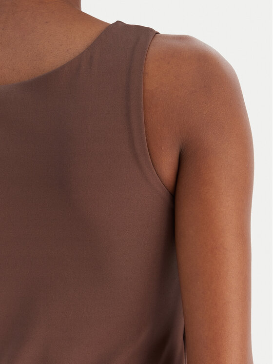 Vero Moda Vero Moda Marškinėliai Million 10305800 Ruda Regular Fit