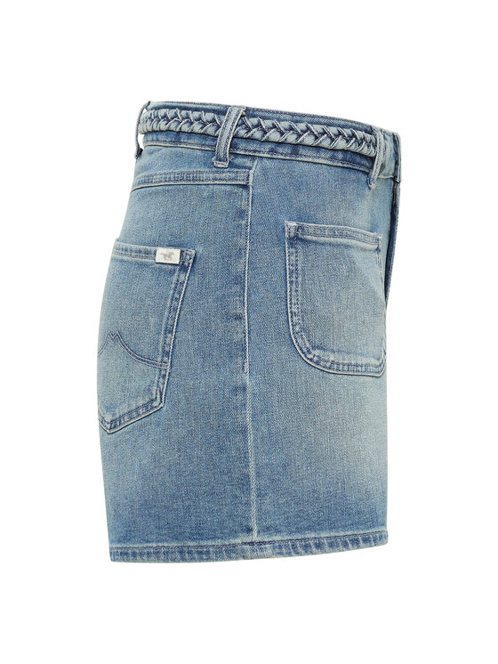 Mustang Mustang Pantaloncini di jeans Purley Shorts Blu Regular Fit