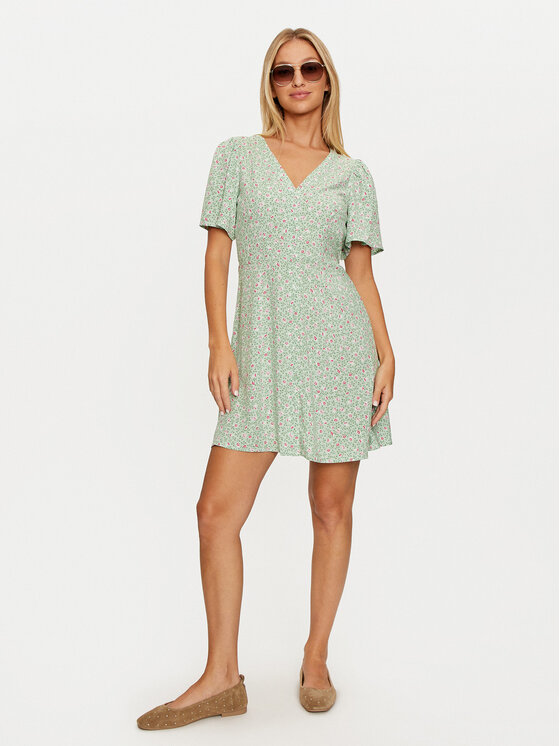 Vero Moda Vero Moda Vasaras kleita Alba 10292845 Zaļš Regular Fit