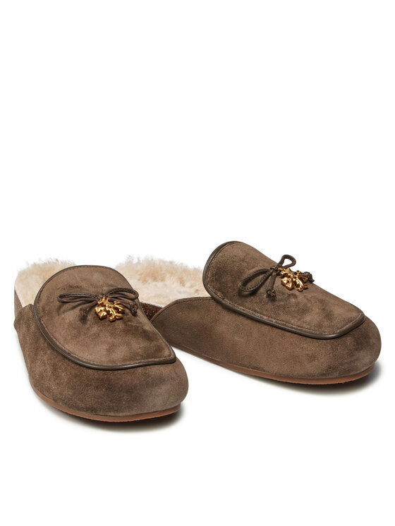 tory burch shearling mules