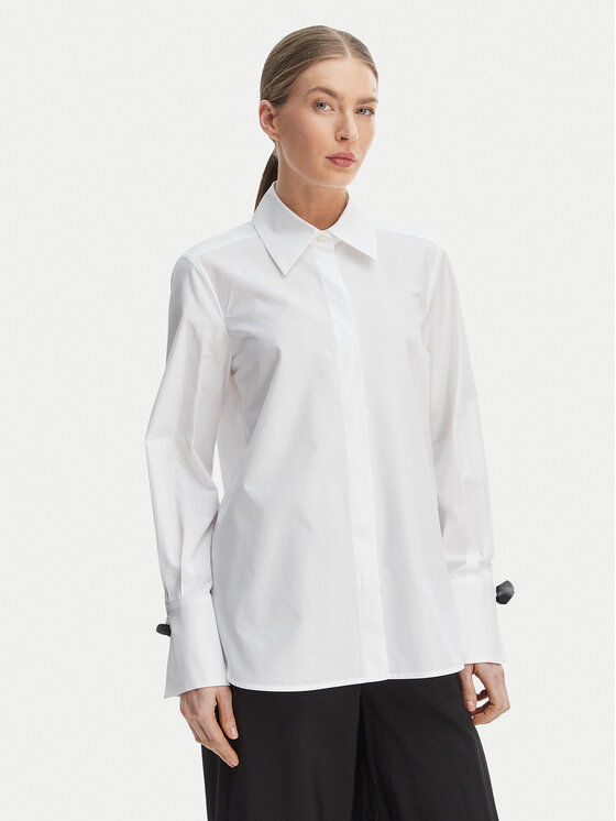 Marella Marella Camicia Legume 2613111043 Bianco Regular Fit