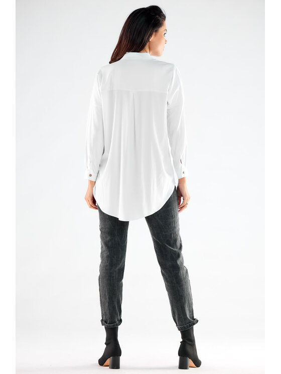 Awama Awama Camicia A525 Bianco Basic Fit