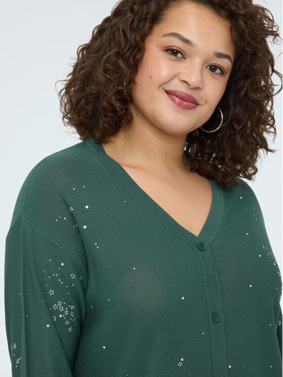 Fiorella Rubino Fiorella Rubino Maglione M214L008492N035 Verde A-Line Fit