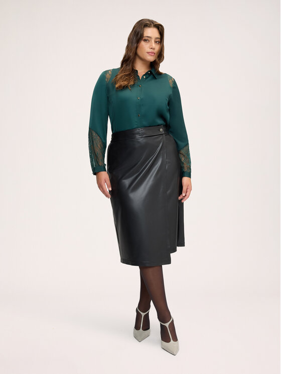 Fiorella Rubino Fiorella Rubino Koszula 5039T001573N035 Zielony Regular Fit