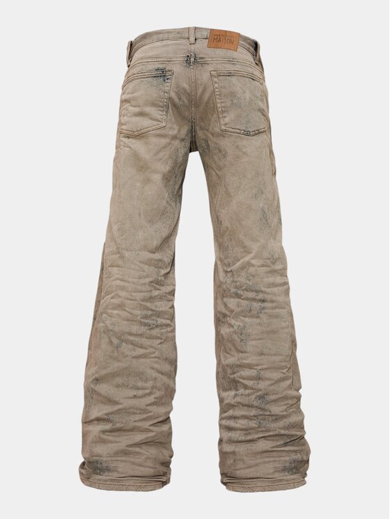 MADE BY SOCIETY MADE BY SOCIETY Spodnie materiałowe TITAN-WASH - P27234 Niebieski Basic Fit