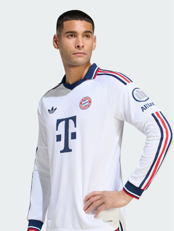 adidas adidas Koszulka techniczna 171365 Biały Slim Fit