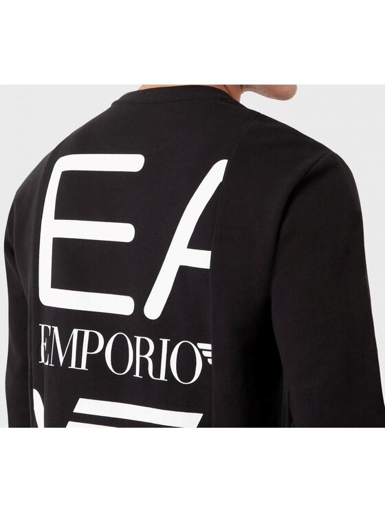 EA7 Emporio Armani EA7 Emporio Armani Mikina 6LPM59 PJHDZ 1200 Černá Regular Fit
