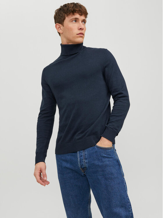 Jack&Jones Jack&Jones Rollkragenpullover 12157417 Dunkelblau Regular Fit