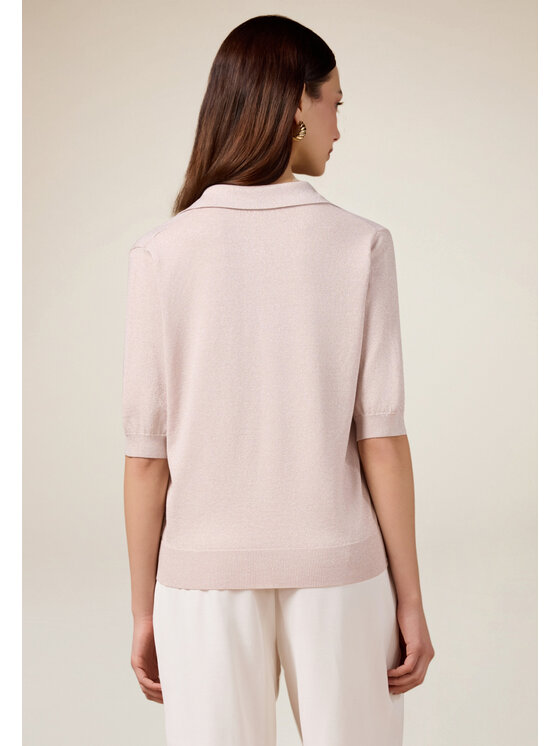 Oltre Oltre Cardigan M297J005032N006 Rosa Regular Fit