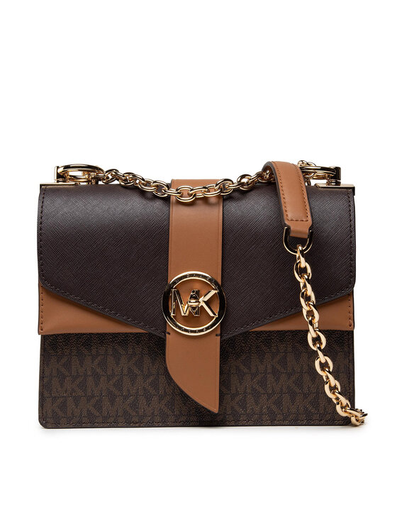 MICHAEL Michael Kors MICHAEL Michael Kors Kabelka Greenwich 32S1GGRC0B Hnědá