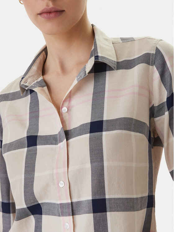 Barbour Barbour Košeľa Bredon LSH1353PI55 Béžová Regular Fit