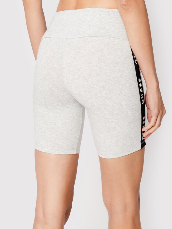 Guess Guess Dviratininkų šortai V2YD12 KABR0 Pilka Slim Fit