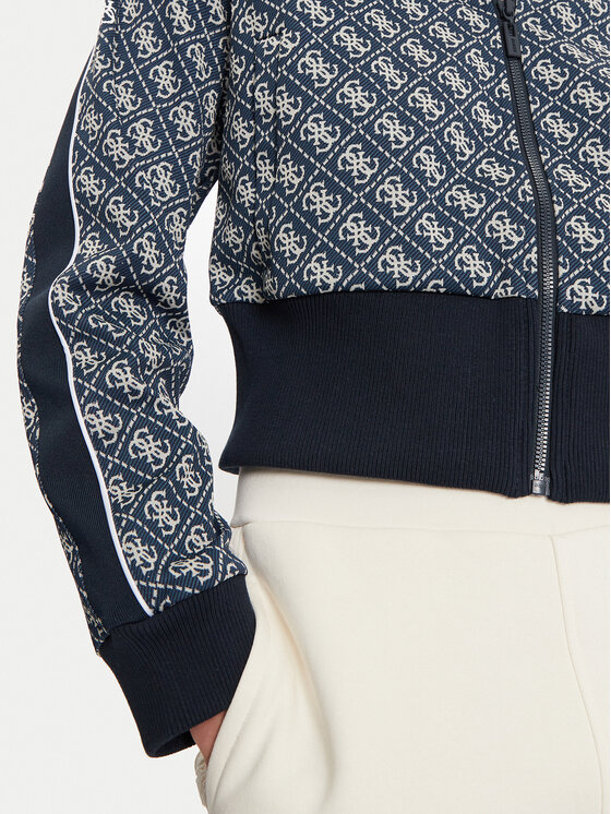 Guess Guess Sweatshirt V4BQ10 KCHW0 Dunkelblau Regular Fit