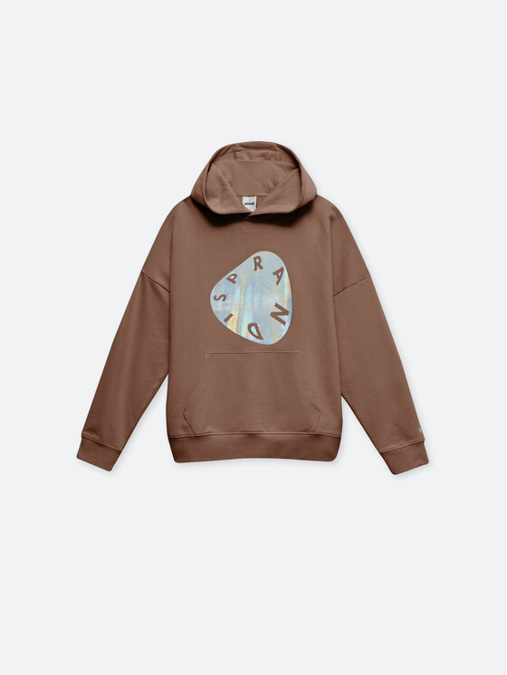 Sprandi Sprandi Μπλούζα SP22-BLD120 Καφέ Relaxed Fit