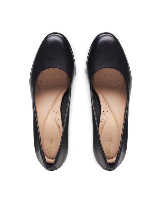 Clarks Clarks Czółenka Freva85 26170968 Czarny